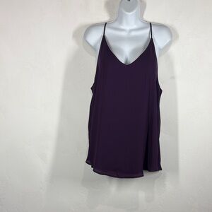 Evera B Elegant Purple Women's Top size large